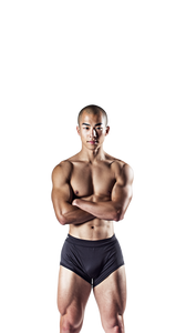 Handsome Asian Swimmer Vinyl Car Decal Sticker – Waterproof & UV-Resistant 4.8533333333333335"