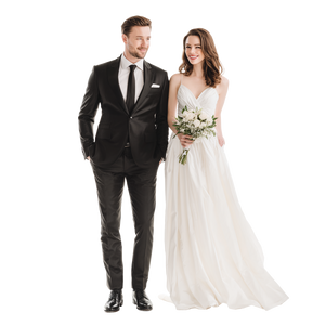 Happy Wedding Couple V16 Vinyl Car Decal Sticker – Waterproof & UV-Resistant 3.4133333333333336" Happy Wedding Couple V16 Vinyl Car Decal Sticker – Waterproof & UV-Resistant 3.4133333333333336"
