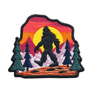 Cartoon Bigfoot Patch V2 Vinyl Car Decal Sticker – Waterproof & UV-Resistant 6.826666666666667"