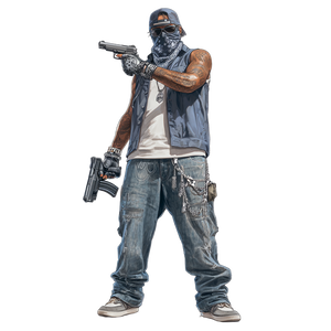 Gta Gangster Vinyl Car Decal Sticker – Waterproof & UV-Resistant 6.826666666666667"