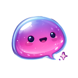 Cartoon Bubble Chat Vinyl Car Decal Sticker – Waterproof & UV-Resistant 3.4133333333333336"