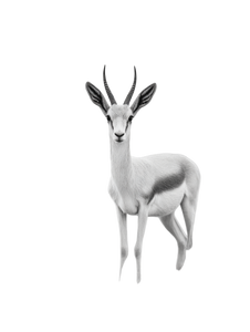 Gazelle In Field Vinyl Car Decal Sticker – Waterproof & UV-Resistant 8.213333333333333"