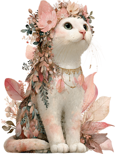 Magical Cat Fairy Vinyl Car Decal Sticker – Waterproof & UV-Resistant 8.213333333333333"