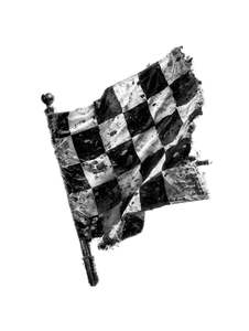 Checkered Flag Vinyl Car Decal Sticker – Waterproof & UV-Resistant 8.213333333333333"
