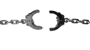 Breaking Shackles Vinyl Car Decal Sticker – Waterproof & UV-Resistant 2.72"