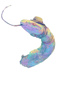 Steampunk Serpent Vinyl Car Decal Sticker – Waterproof & UV-Resistant 8.213333333333333"