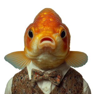 Humanoid Fish Vinyl Car Decal Sticker – Waterproof & UV-Resistant 3.4133333333333336"