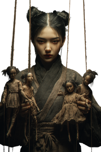 Dark Fantasy Portrait V20 Vinyl Car Decal Sticker – Waterproof & UV-Resistant 8.96"