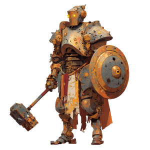 Warforged Forge Cleric Vinyl Car Decal Sticker – Waterproof & UV-Resistant 3.4133333333333336"