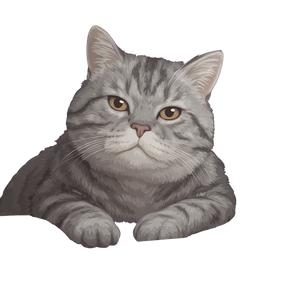 Tech-Savvy Tabby Vinyl Car Decal Sticker – Waterproof & UV-Resistant 6.826666666666667"
