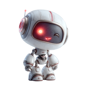 Friendly Futuristic Robot V9 Vinyl Car Decal Sticker – Waterproof & UV-Resistant 6.826666666666667"