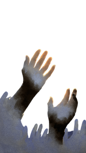 Praying Hands V30 Vinyl Car Decal Sticker – Waterproof & UV-Resistant 9.706666666666667"
