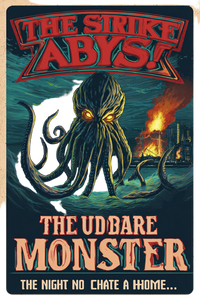 Undersea Monster Poster Vinyl Car Decal Sticker – Waterproof & UV-Resistant 4.4 Undersea Monster Poster Vinyl Car Decal Sticker – Waterproof & UV-Resistant 4.4
