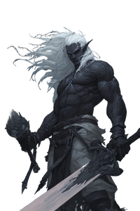 Dark Elf Warrior V39 Vinyl Car Decal Sticker – Waterproof & UV-Resistant 8.96"