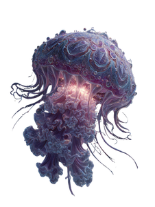 Trippy Lsd Scyphozoa Vinyl Car Decal Sticker – Waterproof & UV-Resistant 8.213333333333333"
