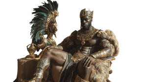 Warrior King Throne Vinyl Car Decal Sticker – Waterproof & UV-Resistant 5.4