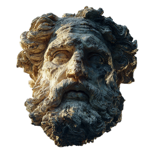 Ancient Floating God Vinyl Car Decal Sticker – Waterproof & UV-Resistant 3.4133333333333336"