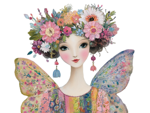 Whimsical Fairy V7 Vinyl Car Decal Sticker – Waterproof & UV-Resistant 6.1866666666666665"