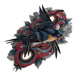Nightingale Tattoo Vinyl Car Decal Sticker – Waterproof & UV-Resistant 3.4133333333333336" Nightingale Tattoo Vinyl Car Decal Sticker – Waterproof & UV-Resistant 3.4133333333333336"