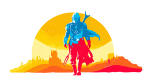 The Mandalorian V6 Vinyl Car Decal Sticker – Waterproof & UV-Resistant 2.72"