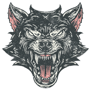 Aggressive Stylized Wolf Vinyl Car Decal Sticker – Waterproof & UV-Resistant 6.826666666666667"