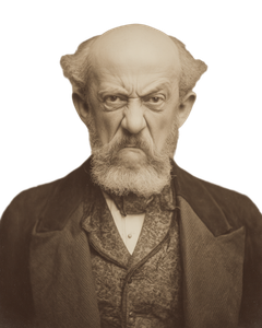 Angry Old Man V18 Vinyl Car Decal Sticker – Waterproof & UV-Resistant 8.0"