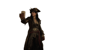 Pirate Captain Revelry Vinyl Car Decal Sticker – Waterproof & UV-Resistant 5.4