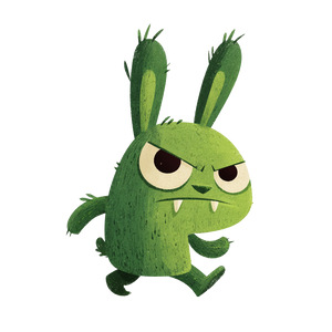 Green Fuzzy Creature V2 Vinyl Car Decal Sticker – Waterproof & UV-Resistant 6.826666666666667"
