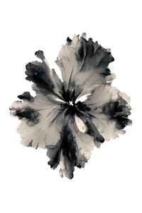 Abstract Tropical Flower Vinyl Car Decal Sticker – Waterproof & UV-Resistant 8.96"