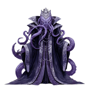 Mindflayer Monarch Vinyl Car Decal Sticker – Waterproof & UV-Resistant 3.4133333333333336"