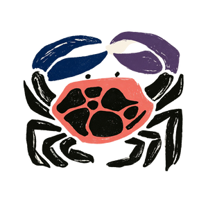 Abstract Geometric Crab Vinyl Car Decal Sticker – Waterproof & UV-Resistant 3.4133333333333336"