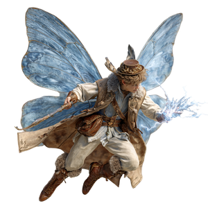 Fairy Sorcerer Lightning Vinyl Car Decal Sticker – Waterproof & UV-Resistant 6.826666666666667"