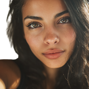 Latin Beauty Selfie Vinyl Car Decal Sticker – Waterproof & UV-Resistant 3.4133333333333336"