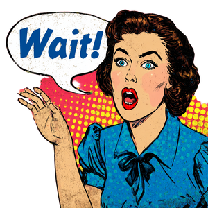 Worried Comic Woman Vinyl Car Decal Sticker – Waterproof & UV-Resistant 3.4133333333333336"