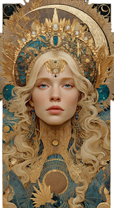 Cosmic Goddess V17 Vinyl Car Decal Sticker – Waterproof & UV-Resistant 4.96"