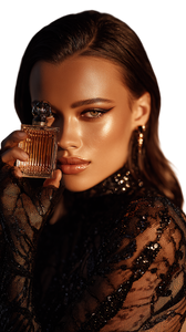 Glamorous Perfume Ad Vinyl Car Decal Sticker – Waterproof & UV-Resistant 4.8533333333333335"