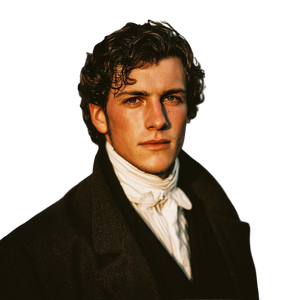 Victorian Gentleman Portrait V2 Vinyl Car Decal Sticker – Waterproof & UV-Resistant 3.4133333333333336"