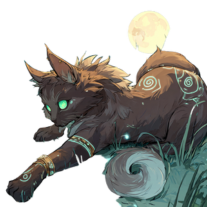Magical Moonlit Cat Vinyl Car Decal Sticker – Waterproof & UV-Resistant 6.826666666666667"