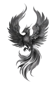 Phoenix Tattoo Design V19 Vinyl Car Decal Sticker – Waterproof & UV-Resistant 4.4