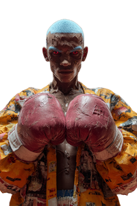Asian Boxer Portrait Vinyl Car Decal Sticker – Waterproof & UV-Resistant 8.96"