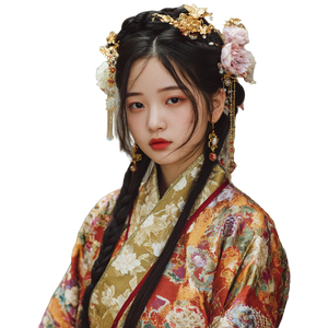 Hanfu Beauty V16 Vinyl Car Decal Sticker – Waterproof & UV-Resistant 3.4133333333333336"