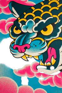 Colorful Tattoo Cougar Vinyl Car Decal Sticker – Waterproof & UV-Resistant 4.4