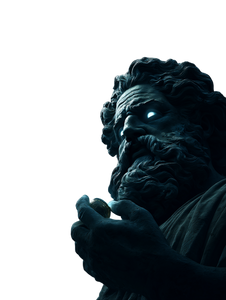 Zeus Power Pose Vinyl Car Decal Sticker – Waterproof & UV-Resistant 4.1066666666666665"