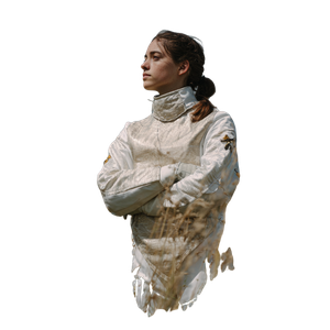 Young Fencer Vinyl Car Decal Sticker – Waterproof & UV-Resistant 3.4133333333333336"