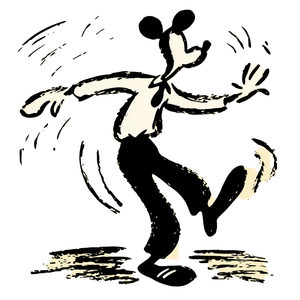 Vintage Dancing Man Vinyl Car Decal Sticker – Waterproof & UV-Resistant 6.826666666666667"