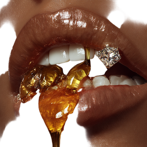 Honey-Dripping Lips Vinyl Car Decal Sticker – Waterproof & UV-Resistant 6.826666666666667"