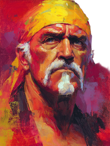 Hulk Hogan Painting Vinyl Car Decal Sticker – Waterproof & UV-Resistant 4.1066666666666665"