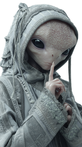Cute Alien Portrait Vinyl Car Decal Sticker – Waterproof & UV-Resistant 9.706666666666667"