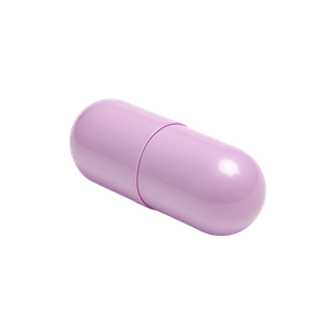 Purple Capsule Vinyl Car Decal Sticker – Waterproof & UV-Resistant 6.826666666666667"