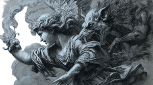 Angel Vs Demon V27 Vinyl Car Decal Sticker – Waterproof & UV-Resistant 2.72"